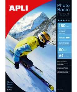 Fotopapier APLI A4 Photobasic lesklý, 180g, 60 hárkov