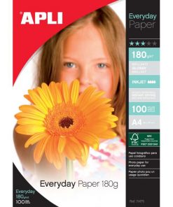 Fotopapier APLI, A4 Everyday, 180g, 100 hárkov