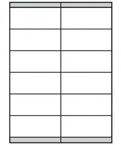 Etikety univerzálne 105x48mm Agipa A4 100 hárkov