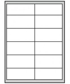 Etikety univerzálne 97x42,4mm Agipa A4 100 hárkov