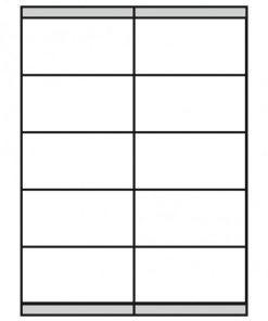 Etikety univerzálne 105x57mm Agipa A4 100 hárkov