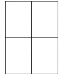 Etikety univerzálne 105x148,5mm Agipa A4 100 hárkov