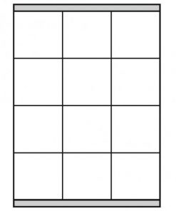 Etikety univerzálne 70x67,7mm Agipa A4 100 hárkov