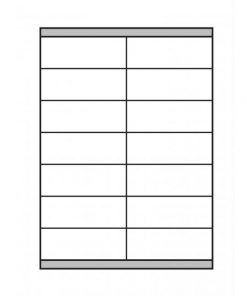 Etikety univerzálne 105x40mm Agipa A4 100 hárkov