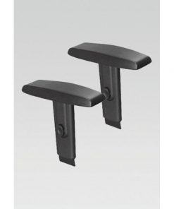 Plastové podrúčky výškovo nastaviteľné BR 06 čierne 2ks