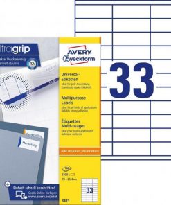 Etikety univerzálne 70x25,4mm Avery A4 100 hárkov