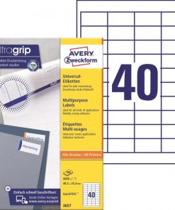 Etikety univerzálne 48,5x25,4mm Avery A4 100 hárkov