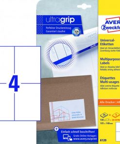 Etikety univerzálne 105x148mm Avery A4 25+5 hárkov