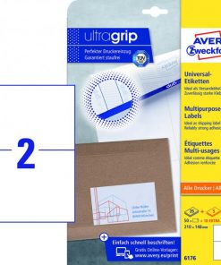 Etikety univerzálne 210x148mm Avery A4 25+5 hárkov
