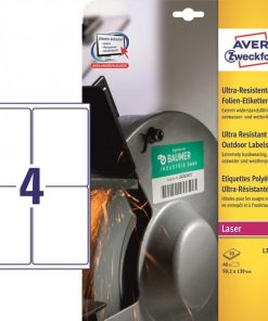 Etikety Avery 99,1x139 mm, ultra odolné biele