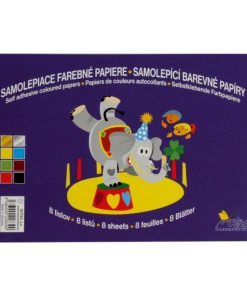 Farebný papier samolepiaci 8-hárkový