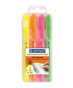 Sada zvýrazňovačov Centropen 2822/4S