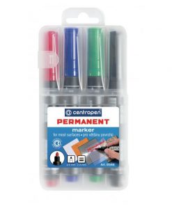 Sada permanentných popisovačov Centropen 8566/4S