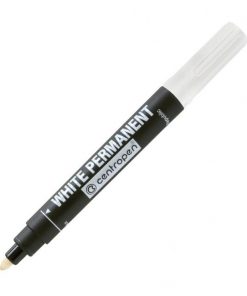 Permanentný popisovač Centropen 8586 biely