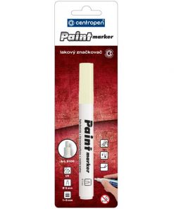 Lakový popisovač Centropen 9100 biely