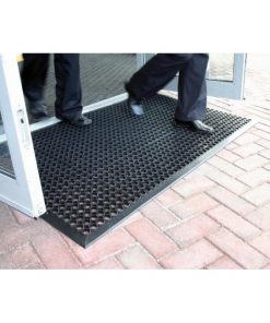 Rohož exteriérová pryžová Rampmat 90x150cm čierna