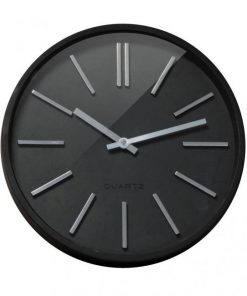 Nástenné hodiny Goma 35cm čierne