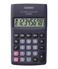 Kalkulačka Casio HL-815L vrecková čierna