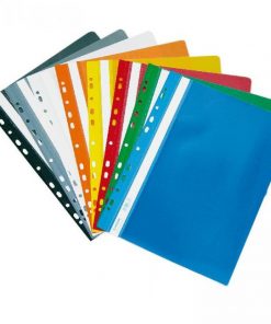 Rýchloviazač PVC s eurodierovaním DONAU lesklý biely