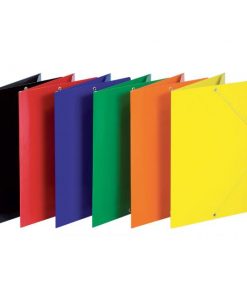 Kartónový obal lesklý s gumičkou DONAU červený