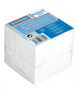 Poznámkový bloček kocka nelepená, 83x83x75 mm, biela