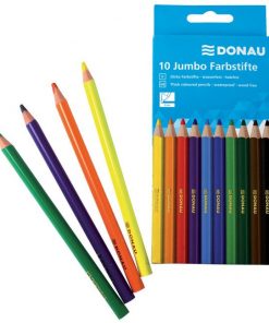 Farbičky DONAU Jumbo, sada 10 ks