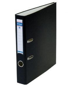 Zakladač pákový DONAU Master, kartón a fólia, A4/50 mm, čierny