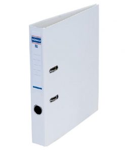 Zakladač pákový DONAU Master, kartón a fólia, A4/50 mm, biely