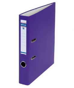 Zakladač pákový DONAU Master, kartón a fólia, A4/50 mm, fialový
