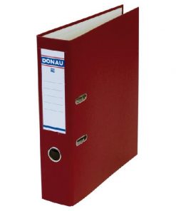 Zakladač pákový DONAU Master, kartón a fólia, A4/75 mm, bordový