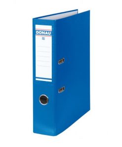 Zakladač pákový DONAU Master, kartón a fólia, A4/75 mm, svetlomodrý