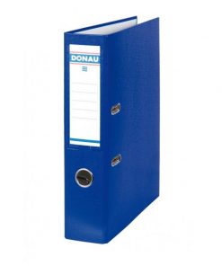 Zakladač pákový DONAU Master, kartón a fólia, A4/75 mm, modrý