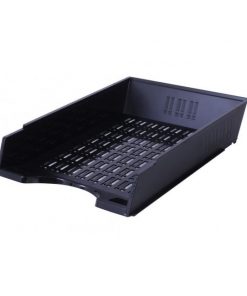 Odkladač rebrovaný čierny