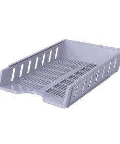 Odkladač rebrovaný sivý