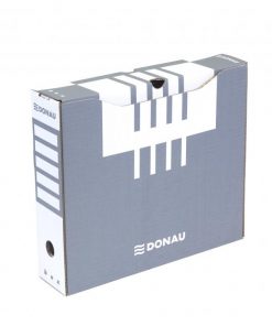 Archívny box DONAU 80mm sivý