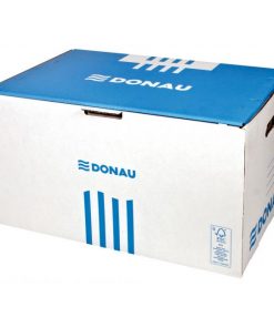 Archívna krabica s predným otváraním DONAU modrá 555×360×315 mm