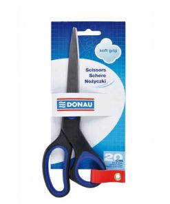 Nožnice DONAU Soft grip 20cm modré