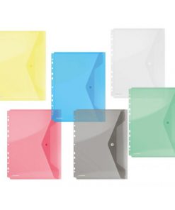 Plastový obal A4 s cvočkom a eurodierovaním DONAU žltý