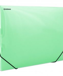 Plastový box s gumičkou DONAU priehľadný zelený