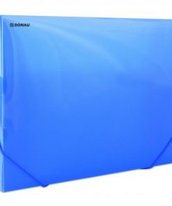 Plastový box s gumičkou DONAU priehľadný modrý