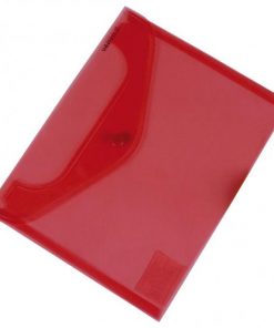 Plastový obal C5 s cvočkom DONAU červený