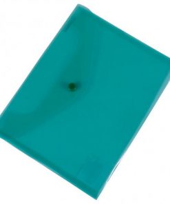 Plastový obal C5 s cvočkom DONAU zelený