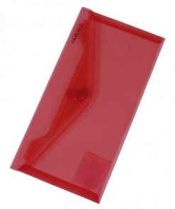 Plastový obal DL s cvočkom DONAU červený