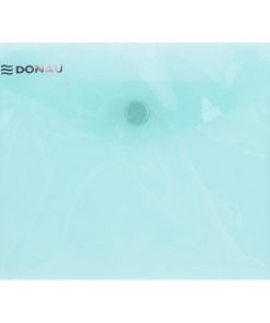 Plastový obal A6 s cvočkom DONAU zelený