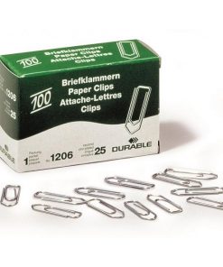Spisové spony DURABLE 26 mm zinkové 100ks