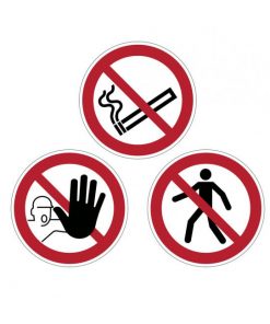 Zákazová značka na podlahu Zákaz vstupu pre chodcov