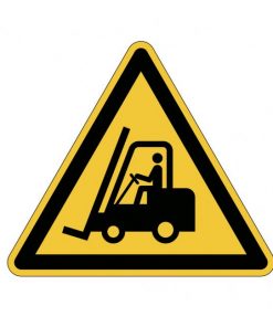 Výstražná značka na podlahu pozor vozíky