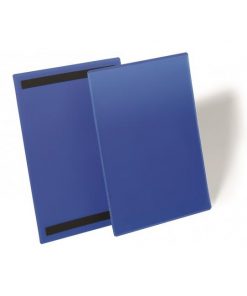 Magnetické vrecko na štítok 210 x 297 mm na výšku 50 ks modré
