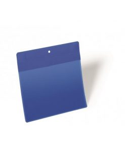 Magnetické vrecko na štítok 210 x 148 mm na šírku 10 ks modré