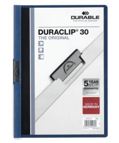 Obal s klipom DURACLIP Original 30 tmavomodrý